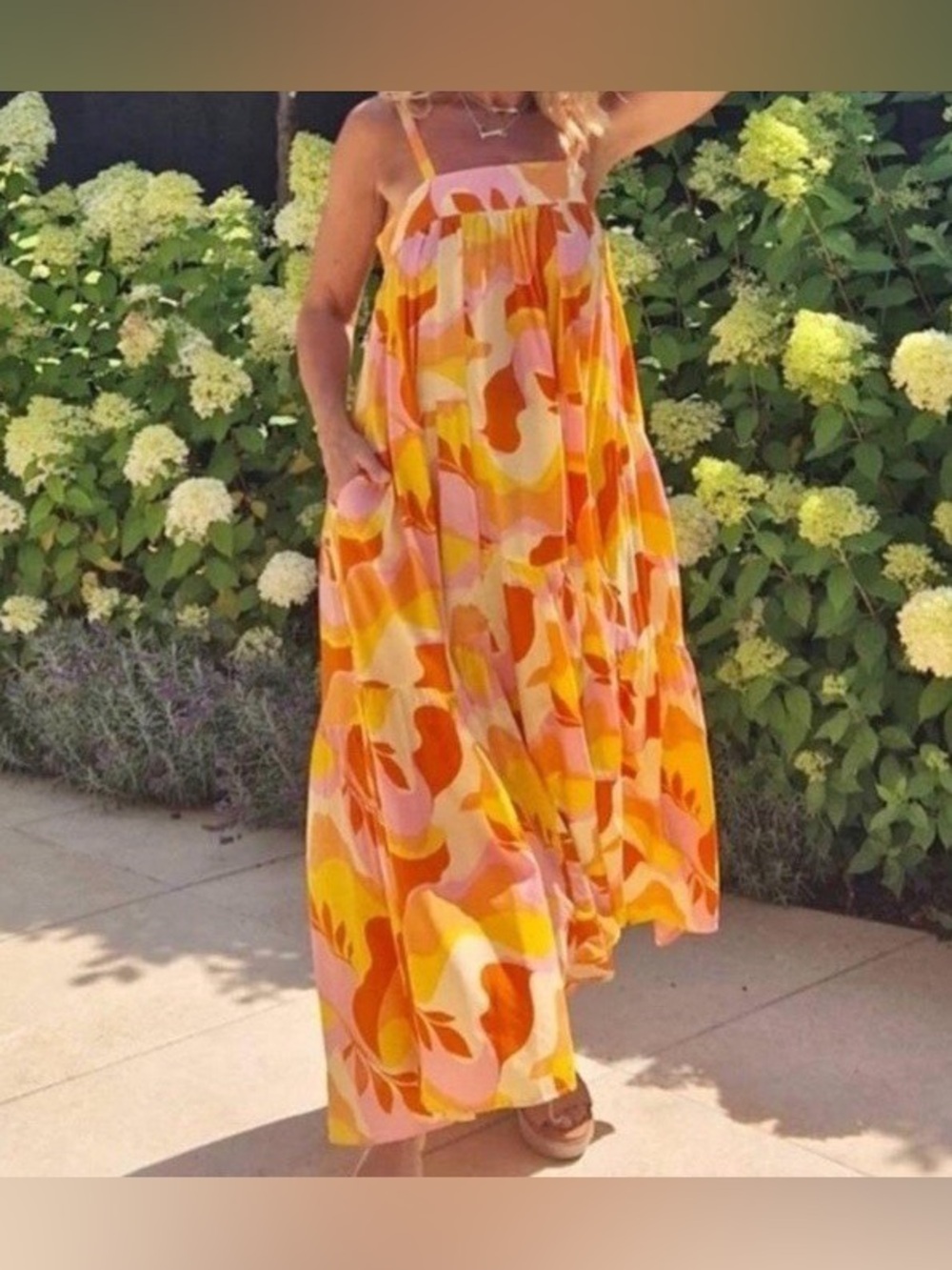 Abel the Label for Anthropologie boho maxi dress Women’s Size X-Small